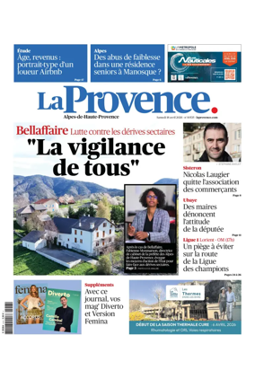 Cover of La Provence Alpes-de-Haute-Provence