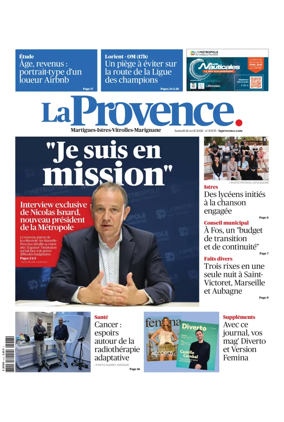 Cover of La Provence Martigues-Istres-Vitrolles-Marignane