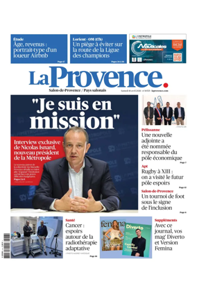 Cover of La Provence Salon-de-Provence / Pays salonais