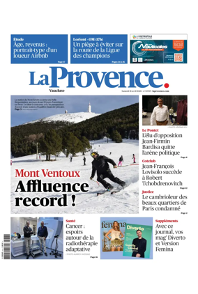 Cover of La Provences Vaucluse