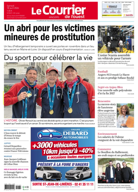 Cover of Le Courrier de l’Ouest (Angers)