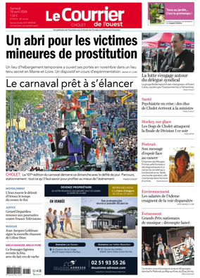 Cover of Le Courrier de l’Ouest (Cholet)