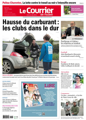 Cover of Le Courrier de l’Ouest (Deux-Sevres)