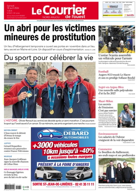 Cover of Le Courrier de l’Ouest (Nord Anjou)