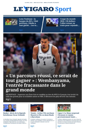 Cover of Le Figaro Sport