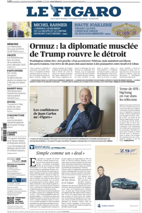 Cover of Le Figaro