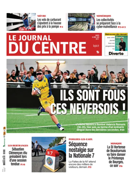 Cover of Le Journal du Centre