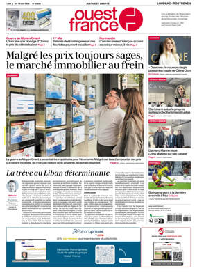 Cover of Ouest France (Loudeac / Rostrenen)