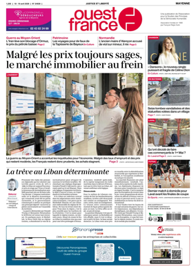 Cover of Ouest France (Mayenne)