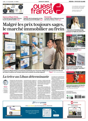 Cover of Ouest France (Redon / Pays de Vilaine)