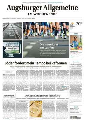 Cover of Augsburger Allgemeine (Ausgabe Stadt)