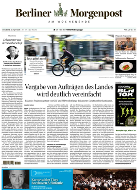 Cover of Berliner Morgenpost