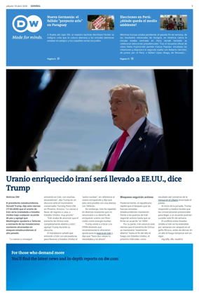 Cover of Deutsche Welle (Spanish edition)