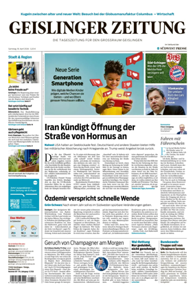 Cover of Geislinger Zeitung