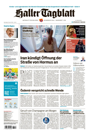 Cover of Haller Tagblatt