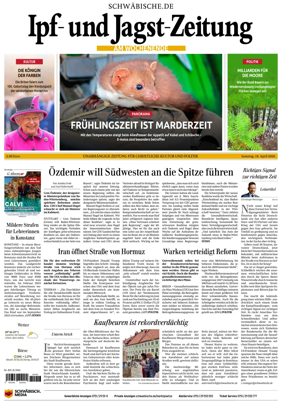 Cover of Ipf- und Jagst-Zeitung
