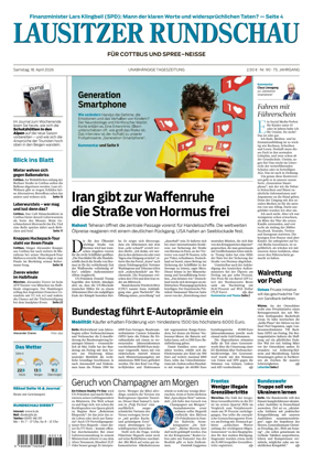 Cover of Lausitzer Rundschau