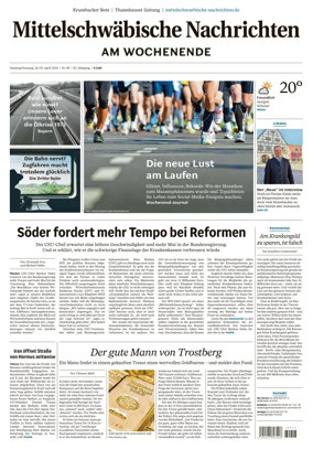 Cover of Mittelschwaebische Nachrichten