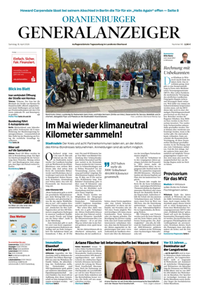 Cover of Oranienburger Generalanzeiger