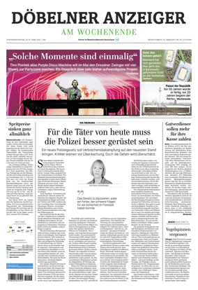 Cover of Sachsische Zeitung (Dobeln)