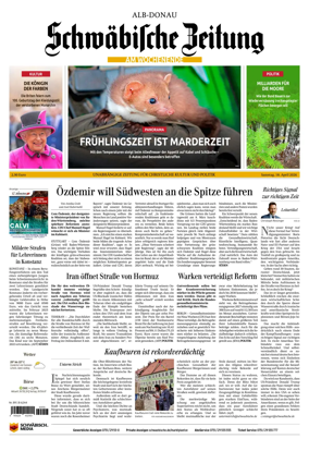 Cover of Schwabische Zeitung (Alb-Donau)