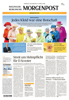 Cover of Solinger Bergische Morgenpost/Remscheid