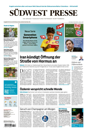Cover of Sudwest Presse