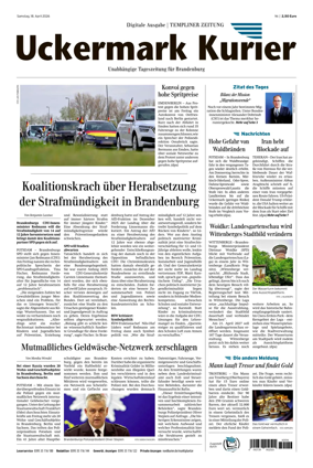 Cover of Templiner Zeitung