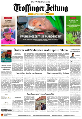 Cover of Trossinger Zeitung