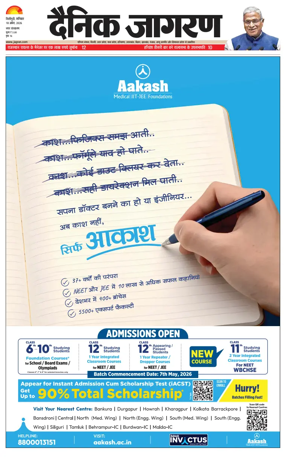 Cover of Dainik Jagran - Silliguri