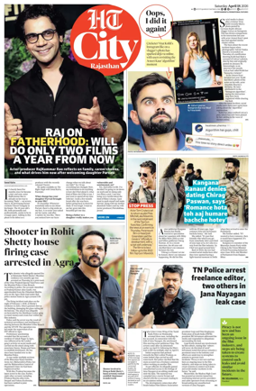 Cover of Hindustan Times (Jaipur) - City