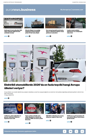 Cover of Euronews Business (Turkish) Compiled Editions