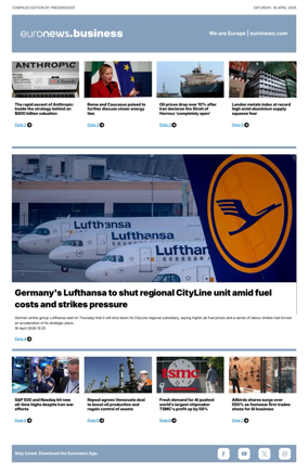 Cover of Euronews Business