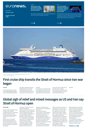 Cover of EuroNews (English Edition)