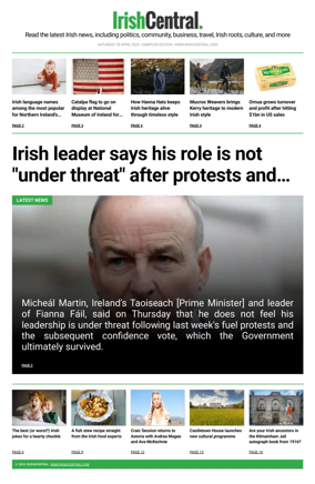 Cover of Irish Central