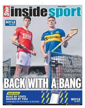 Cover of Irish Daily Star - Inside Sport