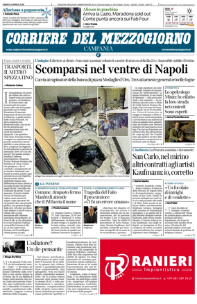 Cover of Corriere del Mezzogiorno (Campania)
