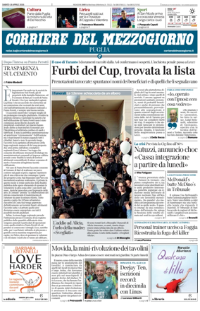 Cover of Corriere del Mezzogiorno (Puglia)