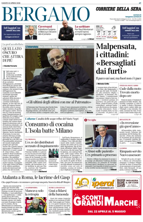 Cover of Corriere della Sera (Bergamo)