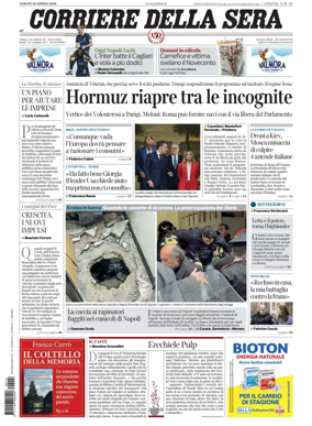 Cover of Corriere della Sera