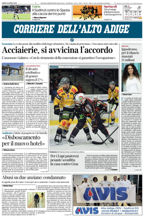 Cover of Corriere dell'Alto Adige