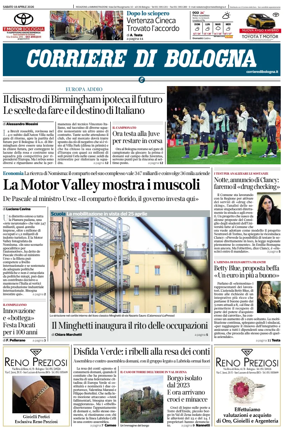 Cover of Corriere di Bologna