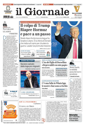 Cover of Il Giornale (Italy)