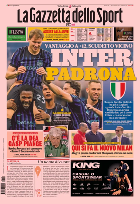 Cover of La Gazzetta dello Sport - Napoli