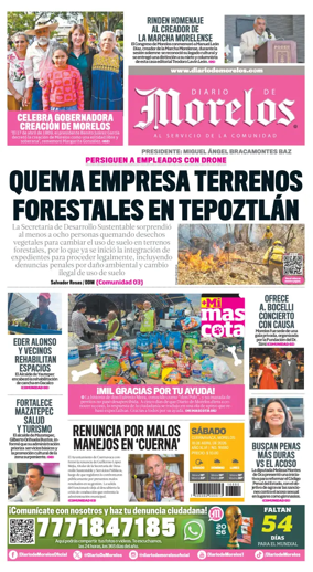 Cover of Diario de Morelos