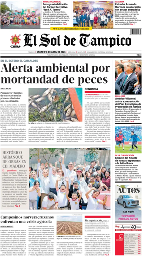 Cover of El Sol de Tampico