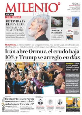 Cover of Milenio Puebla