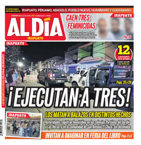 Cover of Periodico Al Dia (Irapuato)