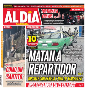 Cover of Periodico Al Dia (Salamanca)