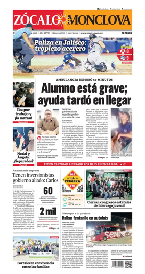 Cover of Zocalo Monclova